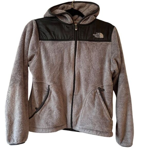 The North Face Oso Women's Small Gray Hooded Fleece Fully Zip Jacket - Picture 1 of 9